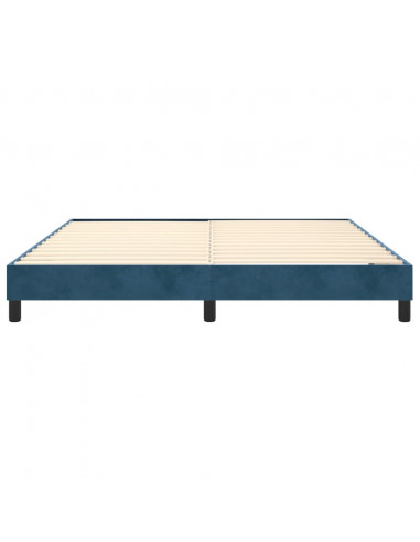 Giroletto Blu Scuro 160x200 cm in Velluto