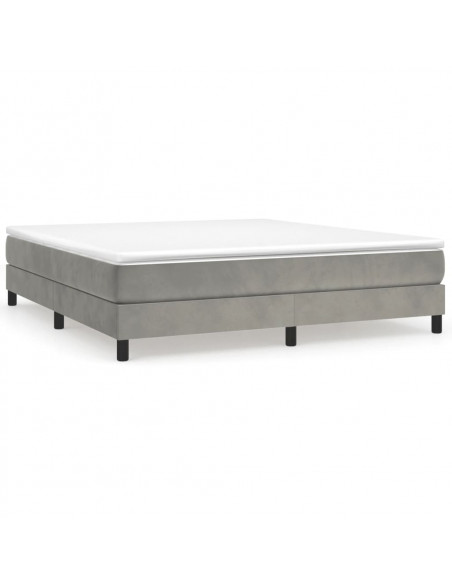 Giroletto Grigio Chiaro 180x200 cm in Velluto