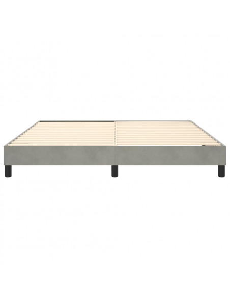 Giroletto Grigio Chiaro 180x200 cm in Velluto
