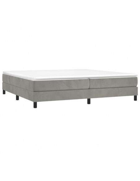 Giroletto Grigio Chiaro 200x200 cm in Velluto