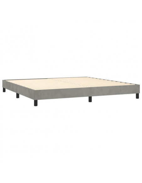 Giroletto Grigio Chiaro 200x200 cm in Velluto