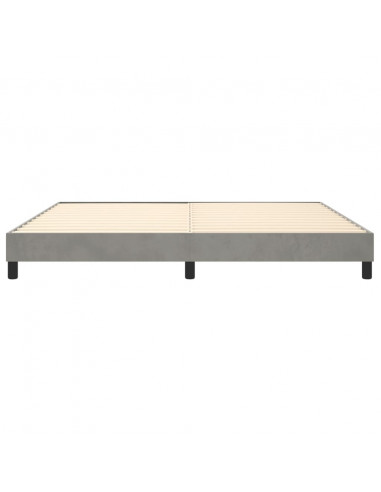 Giroletto Grigio Chiaro 200x200 cm in Velluto