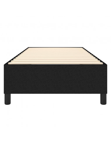 Giroletto a Molle Nero 90x190 cm in Tessuto