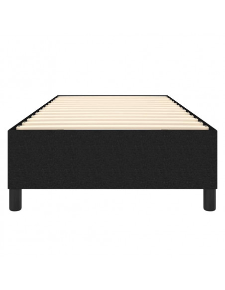Giroletto a Molle Nero 90x190 cm in Tessuto