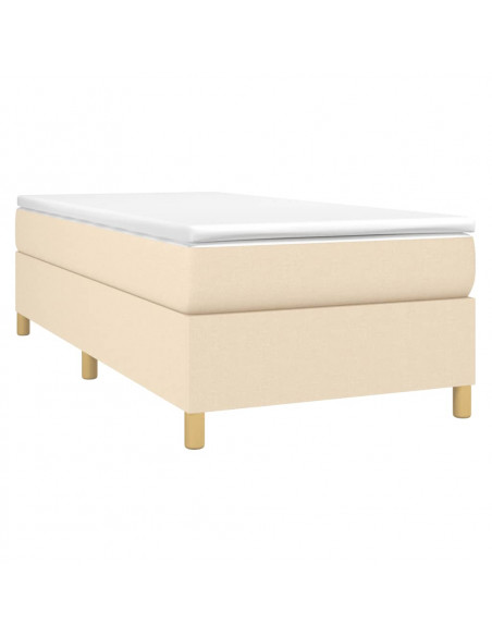 Giroletto a Molle Crema 90x200 cm in Tessuto