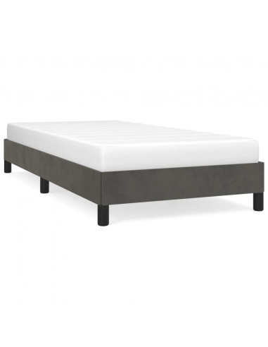 Giroletto Grigio Scuro 90x200 cm in Velluto