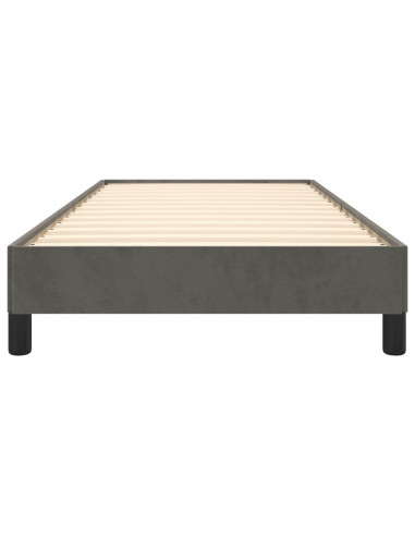 Giroletto Grigio Scuro 90x200 cm in Velluto