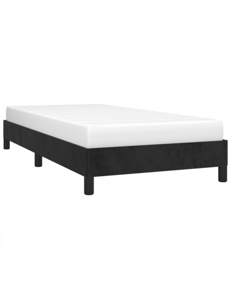 Giroletto Nero 90x200 cm in Velluto