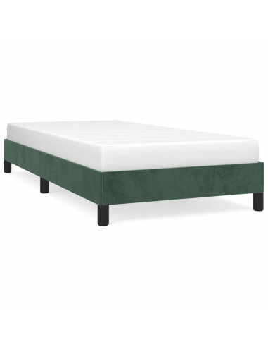 Giroletto Verde Scuro 90x200 cm in Velluto