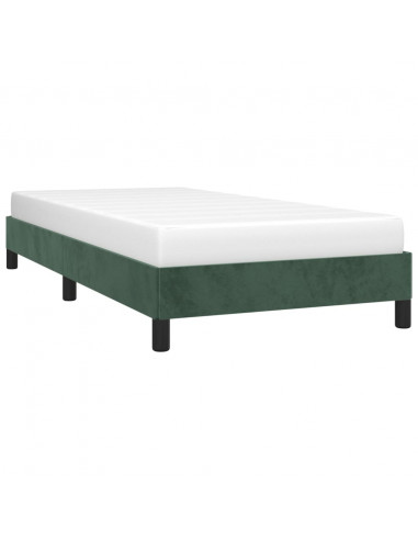 Giroletto Verde Scuro 90x200 cm in Velluto