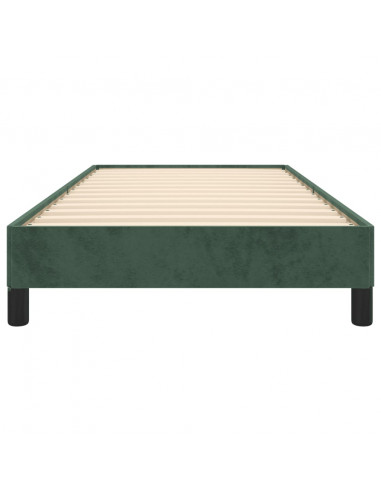 Giroletto Verde Scuro 90x200 cm in Velluto