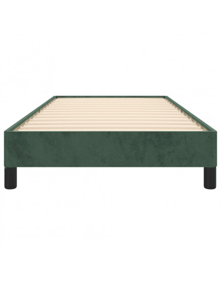 Giroletto Verde Scuro 90x200 cm in Velluto