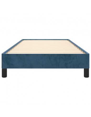 Giroletto Blu Scuro 90x200 cm in Velluto