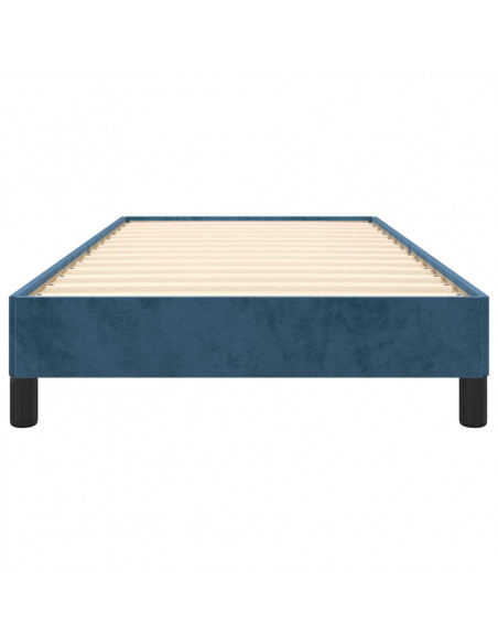 Giroletto Blu Scuro 90x200 cm in Velluto