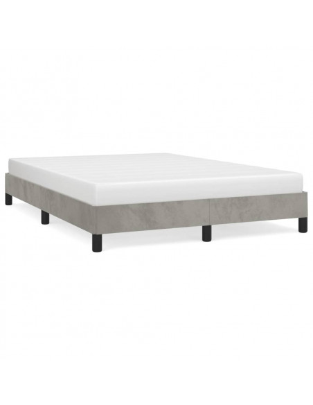 Giroletto Grigio Chiaro 140x190 cm in Velluto