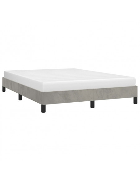 Giroletto Grigio Chiaro 140x190 cm in Velluto