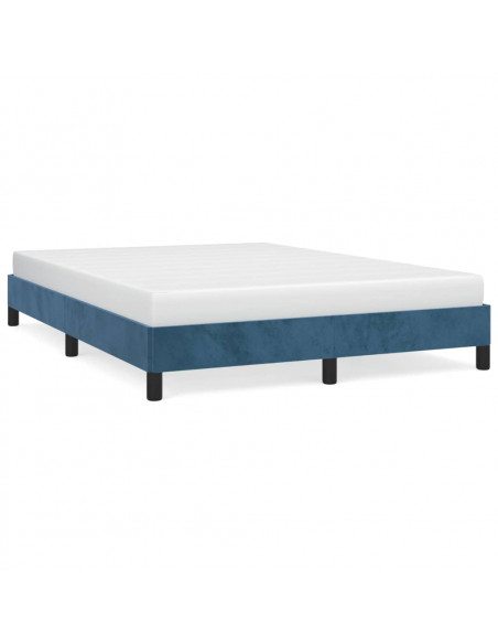 Giroletto Blu Scuro 140x200 cm in Velluto