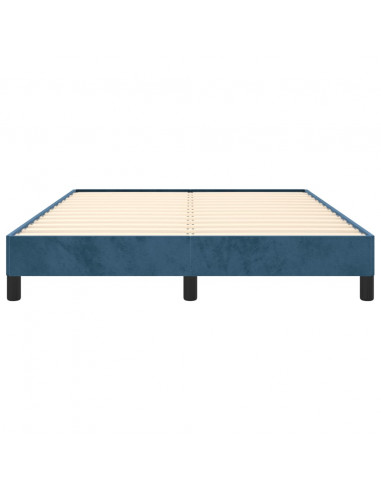 Giroletto Blu Scuro 140x200 cm in Velluto