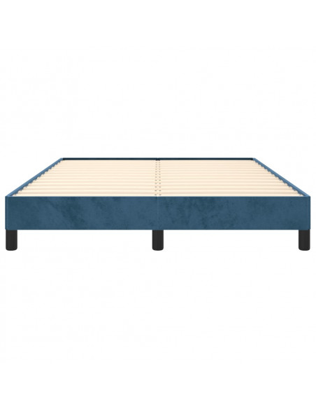 Giroletto Blu Scuro 140x200 cm in Velluto