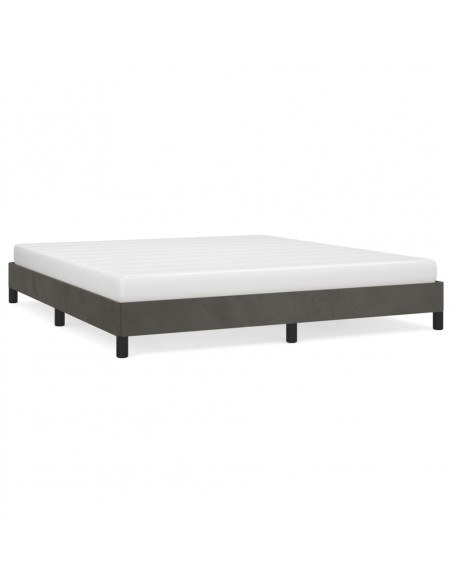 Giroletto Grigio Scuro 160x200 cm in Velluto