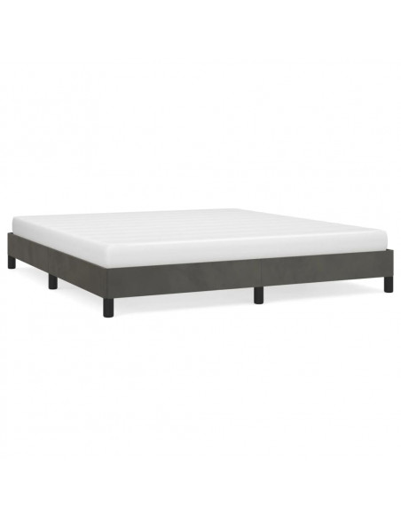 Giroletto Grigio Scuro 180x200 cm in Velluto