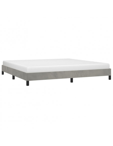 Giroletto Grigio Chiaro 200x200 cm in Velluto
