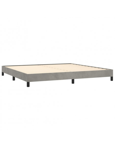 Giroletto Grigio Chiaro 200x200 cm in Velluto