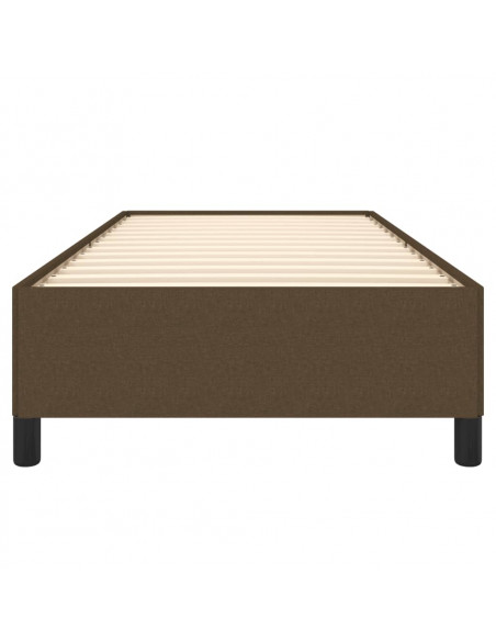 Giroletto Marrone Scuro 90x190 cm in Tessuto