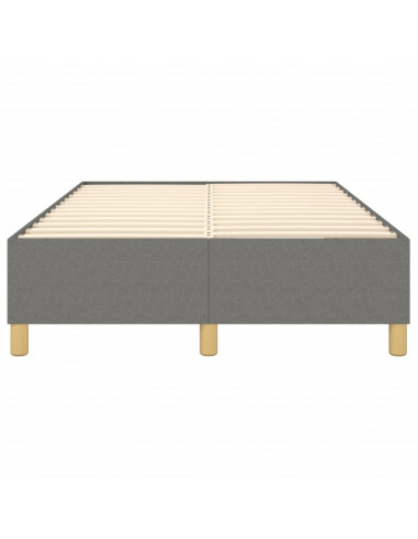 Struttura Letto a Rete a Molle Grigio Scuro 120x200 cm Tessuto