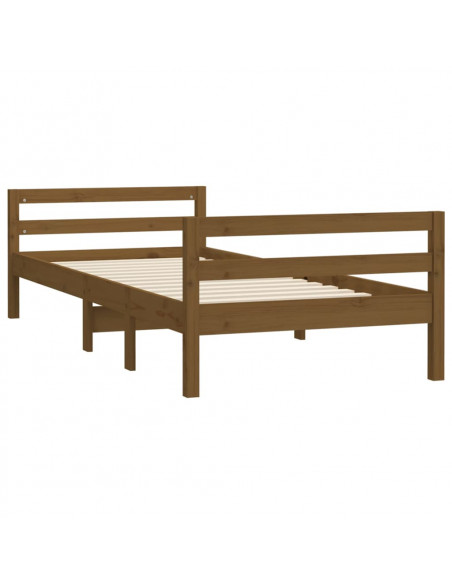 Giroletto Miele 90x200 cm in Legno Massello di Pino