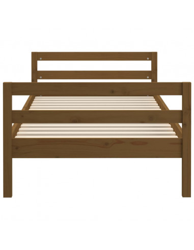 Giroletto Miele 90x200 cm in Legno Massello di Pino