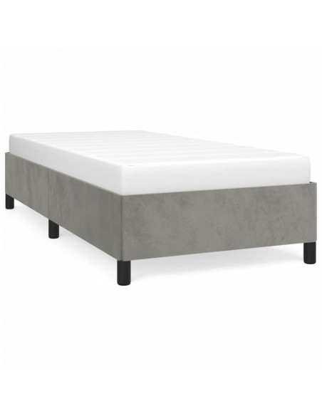 Giroletto Grigio Chiaro 80x200 cm in Velluto