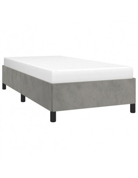 Giroletto Grigio Chiaro 80x200 cm in Velluto