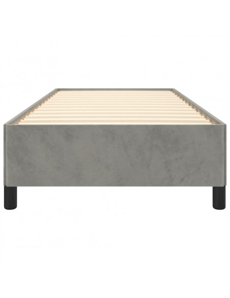 Giroletto Grigio Chiaro 80x200 cm in Velluto