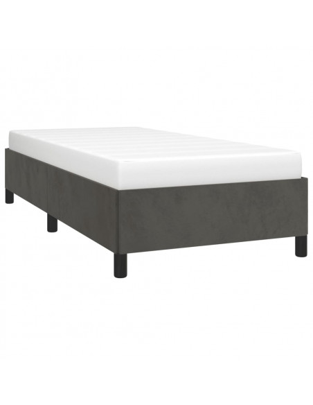Giroletto Grigio Scuro 90x190 cm in Velluto