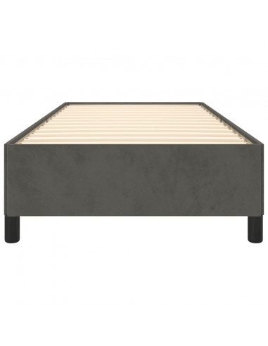 Giroletto Grigio Scuro 90x190 cm in Velluto