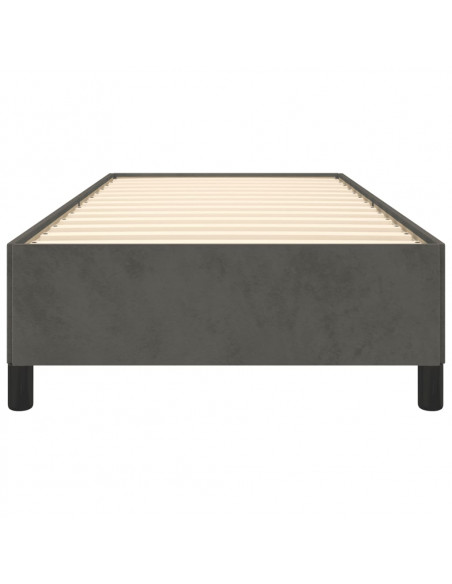 Giroletto Grigio Scuro 90x190 cm in Velluto