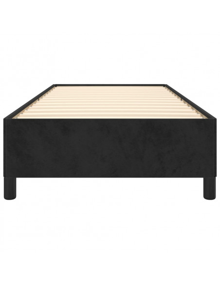 Giroletto Nero 90x190 cm in Velluto