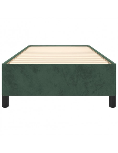 Giroletto Verde Scuro 90x190 cm in Velluto