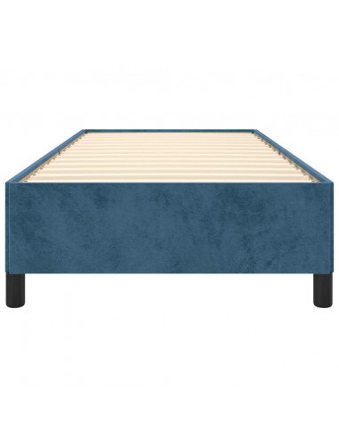 Giroletto Blu Scuro 90x190 cm in Velluto