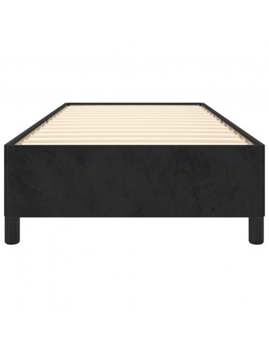 Giroletto Nero 90x200 cm in Velluto