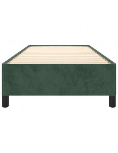 Giroletto Verde Scuro 90x200 cm in Velluto