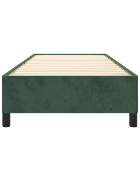 Giroletto Verde Scuro 90x200 cm in Velluto