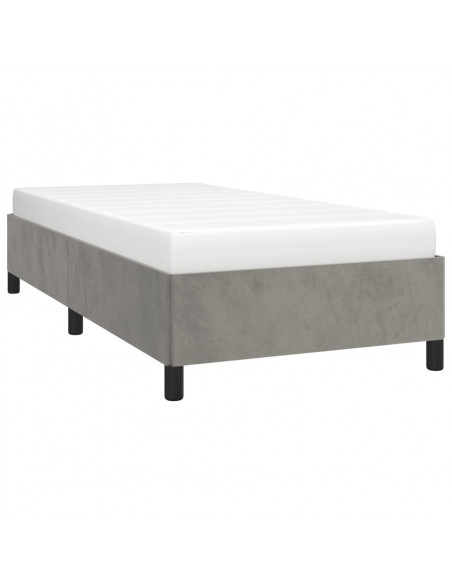 Giroletto Grigio Chiaro 100x200 cm in Velluto