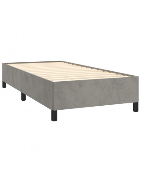 Giroletto Grigio Chiaro 100x200 cm in Velluto