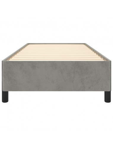 Giroletto Grigio Chiaro 100x200 cm in Velluto