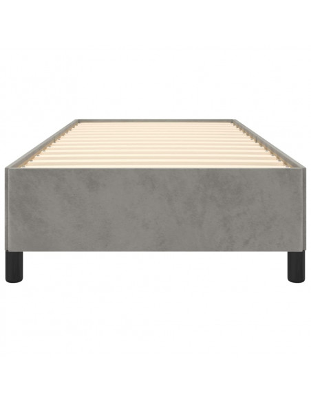 Giroletto Grigio Chiaro 100x200 cm in Velluto