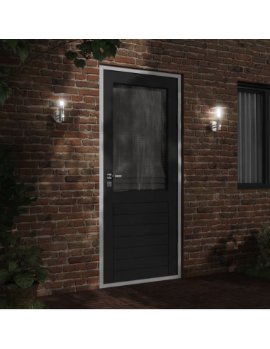 Applique per Esterno con Sensore 2 pz Argento in Acciaio Inox