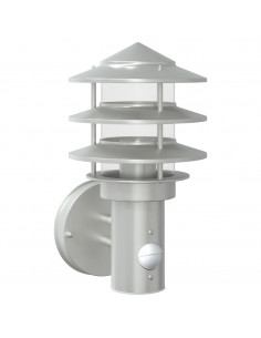 Applique per Esterno con Sensore Argento in Acciaio Inox 2