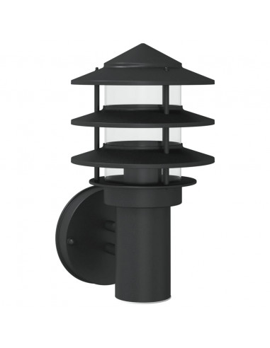 Applique da Esterno Nera in Acciaio Inossidabile